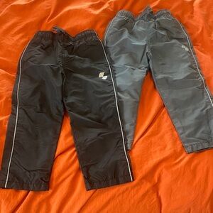 The Children's Place Black and Gray Joggers Warm 3T